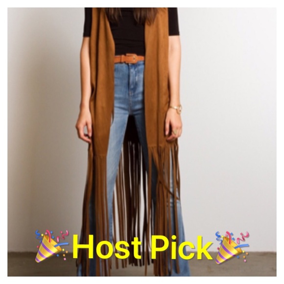 Jackets & Blazers - NEW Faux Leather Summer Festival Cover Up Vest